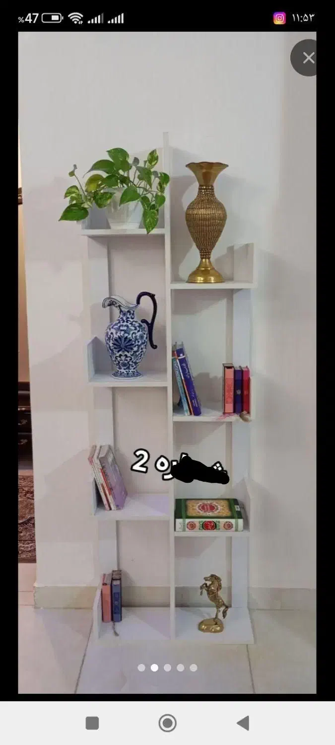 کتابخانه زیز قیمت|کتابخانه، شلف، قفسه‌های دیواری|اردبیل, |دیوار