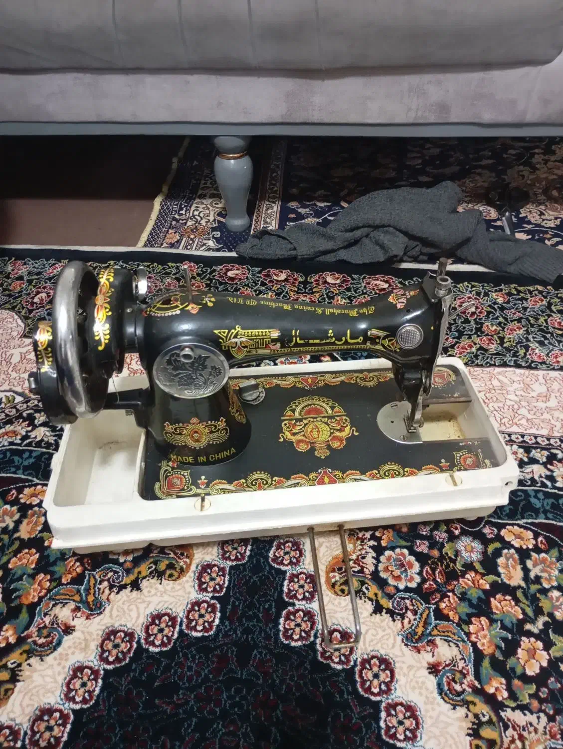 چرخ خیاطی قدیمی مارشال|چرخ خیاطی و ریسندگی|نسیم‌شهر, |دیوار