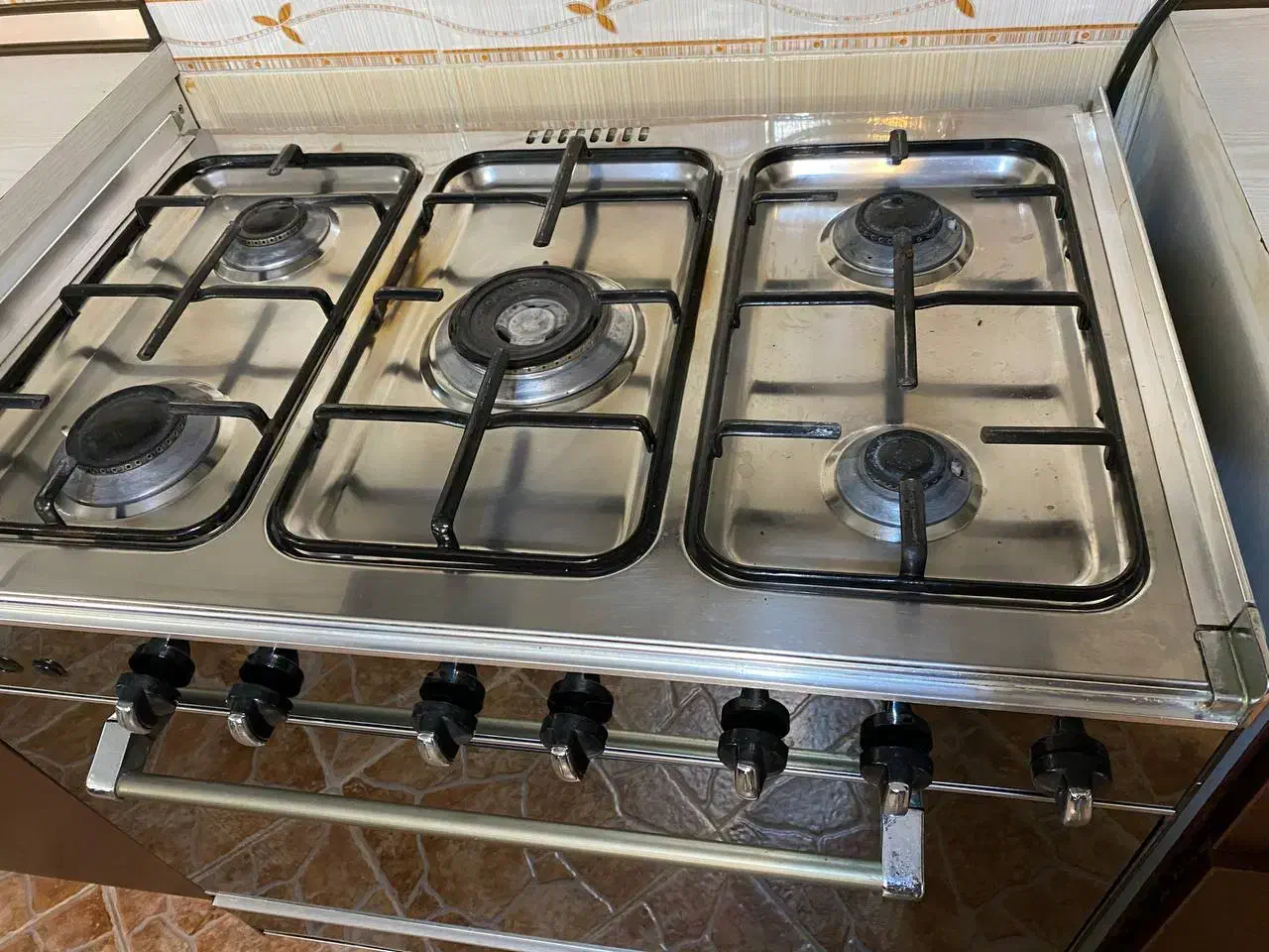 گاز استیل ۵شعله|اجاق گاز و لوازم برقی پخت‌وپز|چاف و چمخاله, |دیوار