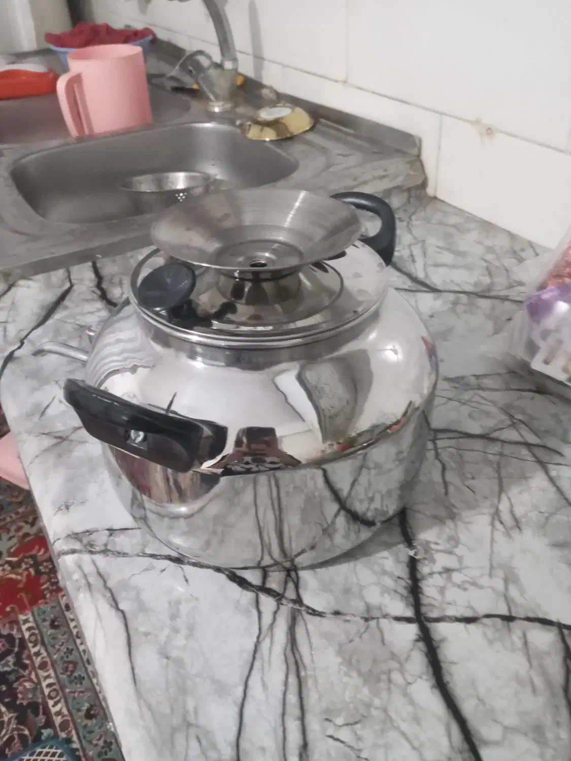 کتری نو اصلا استفاده نشده|قوری، کتری، قهوهساز دستی|خزل, |دیوار