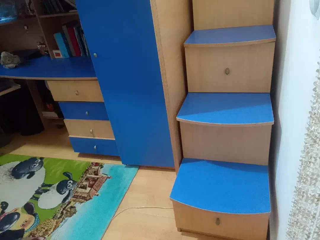 تخت دو طبقه|تخت و سرویس خواب|رشت, آزادگان|دیوار