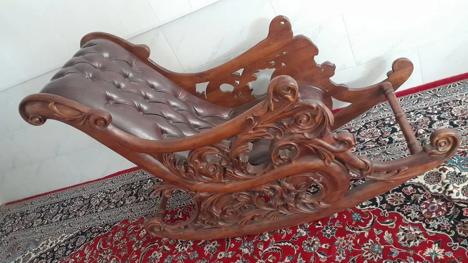 صندلی راک چوبی|مبلمان خانگی و میز عسلی|شاهین‌شهر, خبرنگار|دیوار