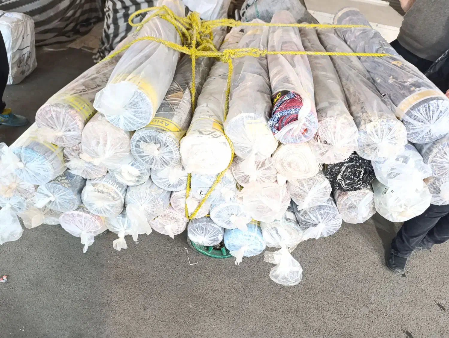 لحاف کرسی جاجیم طلاکوب|رختخواب، بالش، پتو|بهارستان, |دیوار