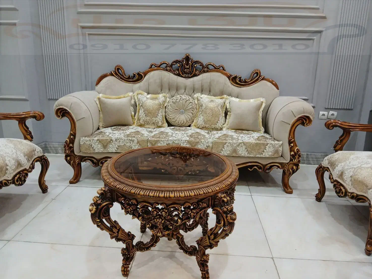 مبل سلطنتی ×× بانک مبل ××|مبلمان خانگی و میز عسلی|خرمآباد, |دیوار