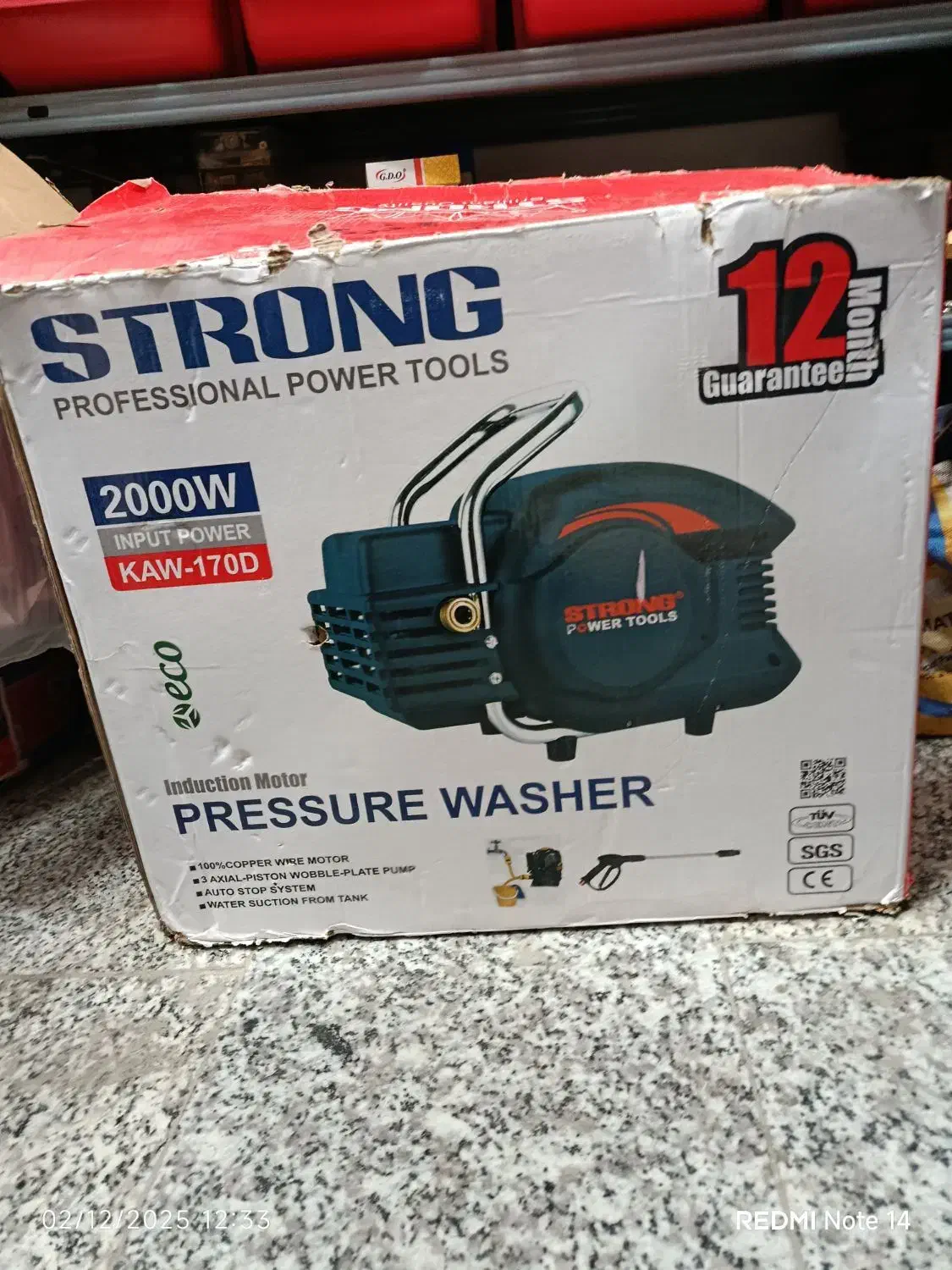 کارواش استرونگ 170 بار تمام مس دینامی|ابزارآلات|آق قلا, |دیوار