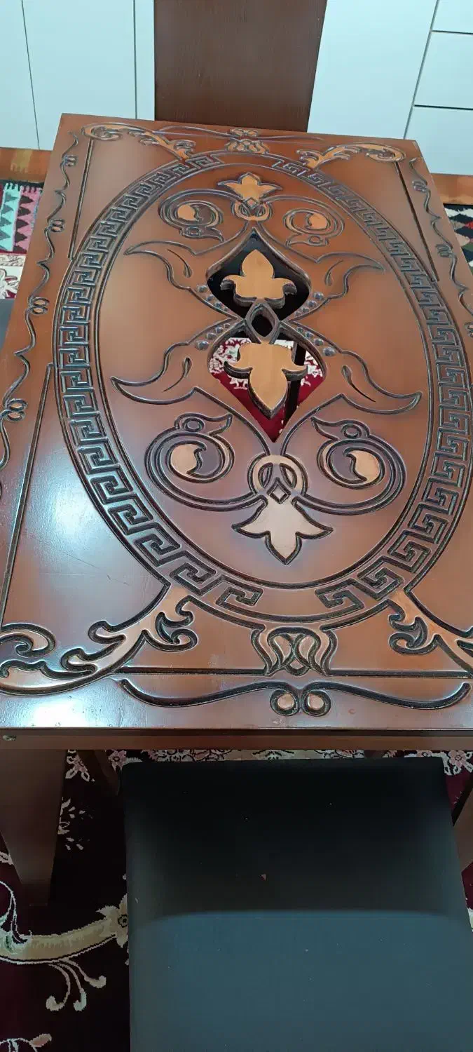 میز نهار خوری ۶ نفره و زیر تلوزیون|میز و صندلی غذاخوری|کوهدشت, |دیوار