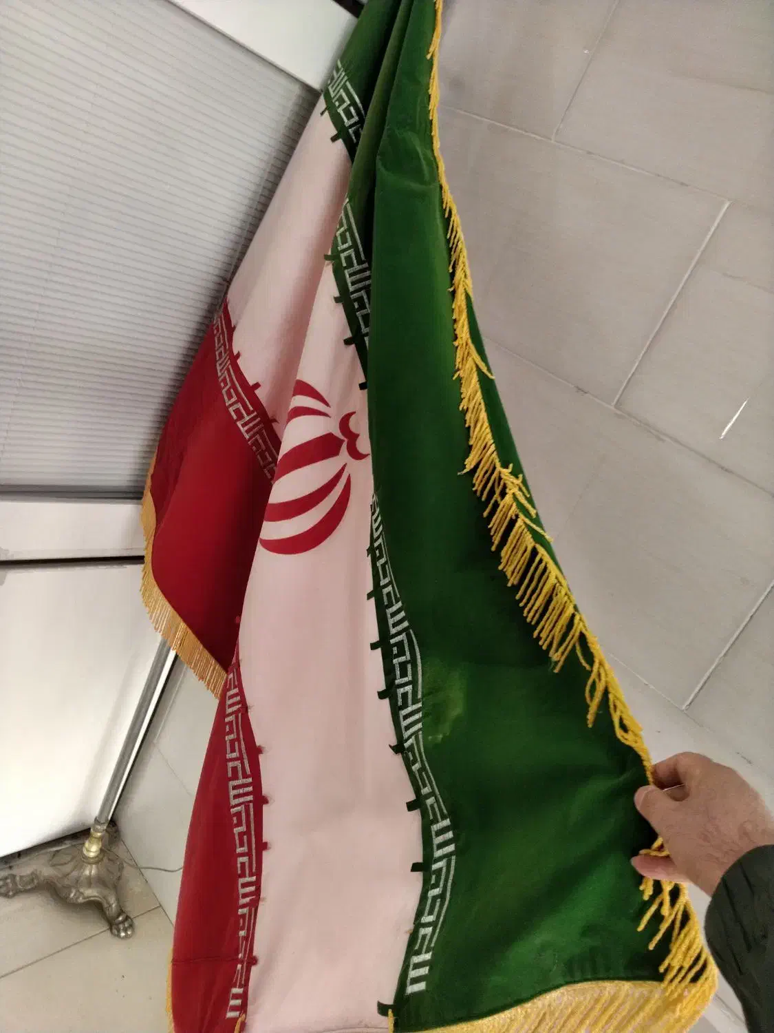 پرچم ایران ایستاده با پایه فلزی|فروشگاه و مغازه|فردیس, فردیس|دیوار