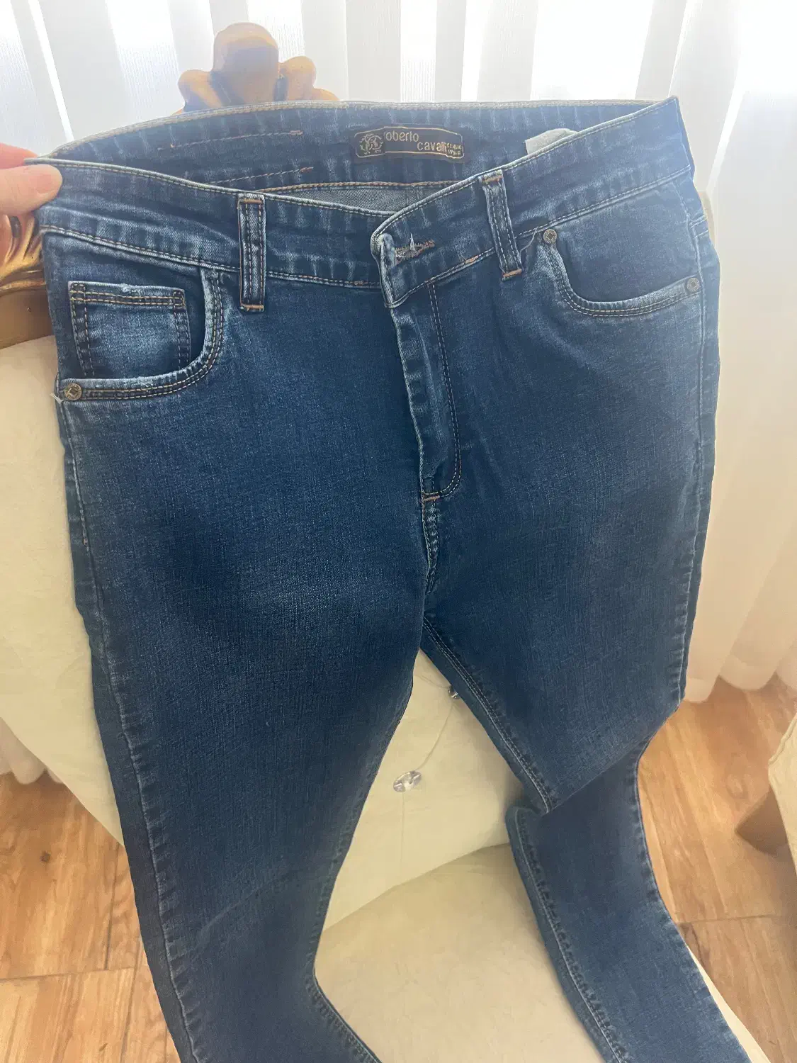 شلوار لی دخترانه کاملا نو|لباس|میانه, |دیوار