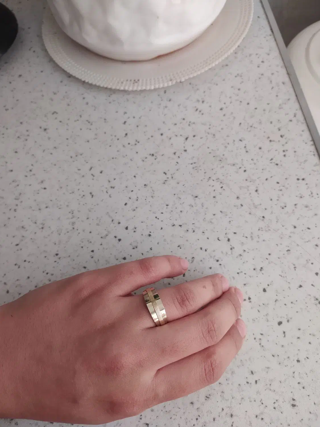 انگشتر حلقه ازدواج 3درصد|جواهرات|مشهد, توس (بلوار توس)|دیوار