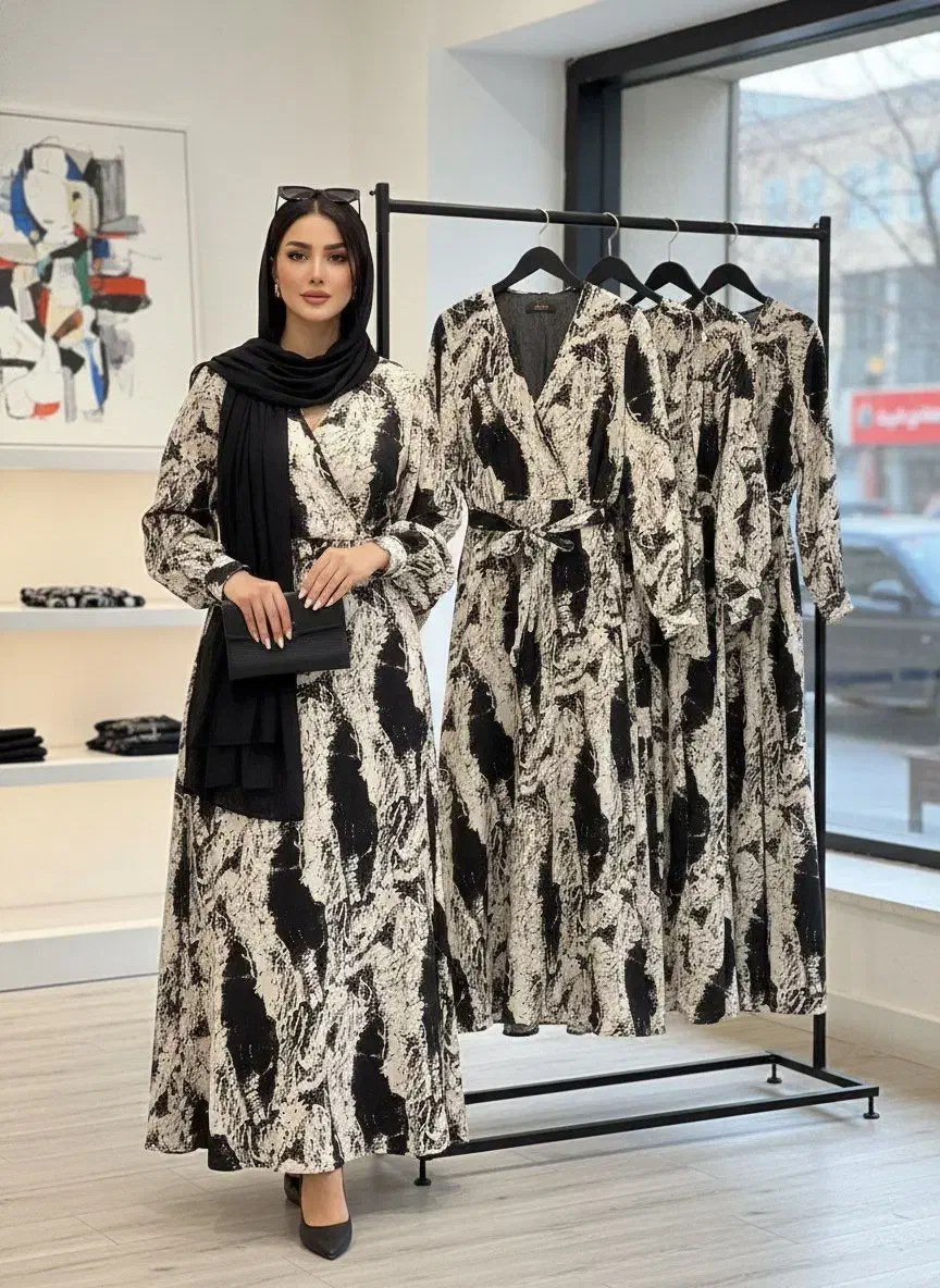 پیراهن چپ و راستی|لباس|بهار, |دیوار