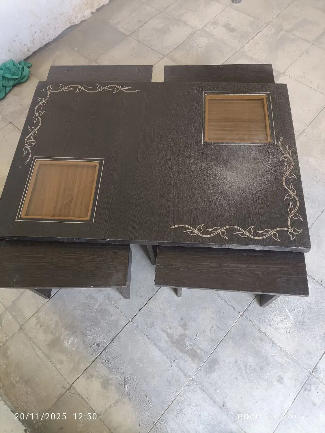 میزوسط و چهارتا عسلی|مبلمان خانگی و میز عسلی|فسا, |دیوار