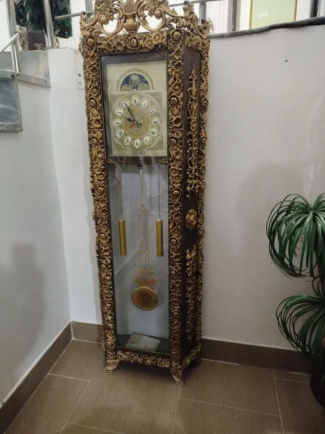 ساعت ایستاده و آینه کنسول|مبلمان خانگی و میز عسلی|نقده, |دیوار