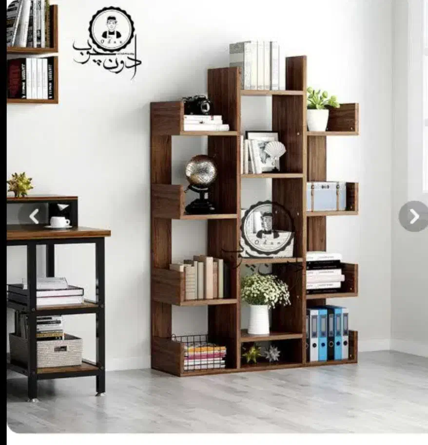 کتابخانه|کتابخانه، شلف، قفسههای دیواری|کرمان, |دیوار