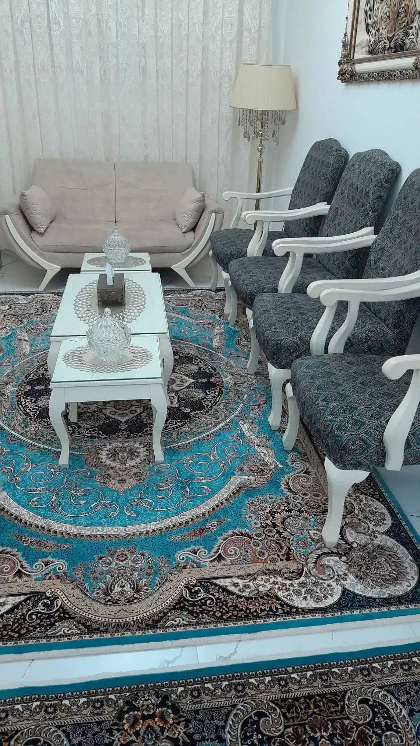 یک دست مبل 6 نفره فروشی|مبلمان خانگی و میز عسلی|باغستان, |دیوار