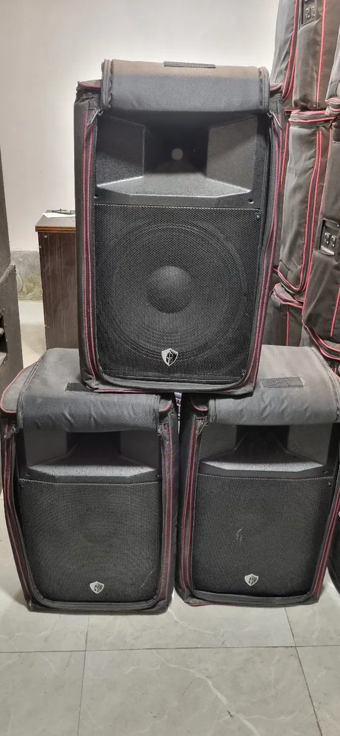 ۳ عدد باند اکتیو فلشخور ۱۵اینچ|سیستم صوتی خانگی|تهران, شهرک هما|دیوار