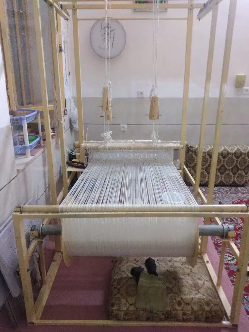 دستگاه کار بافی پلاس|لوازم خیاطی و بافتنی|میبد, |دیوار