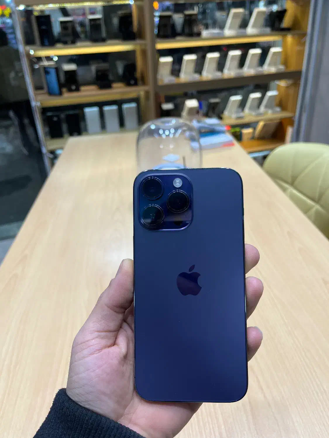 ایفون ۱۴مکس ۲۵۶گیگ ZA/A 85بنفش|موبایل|خوی, |دیوار