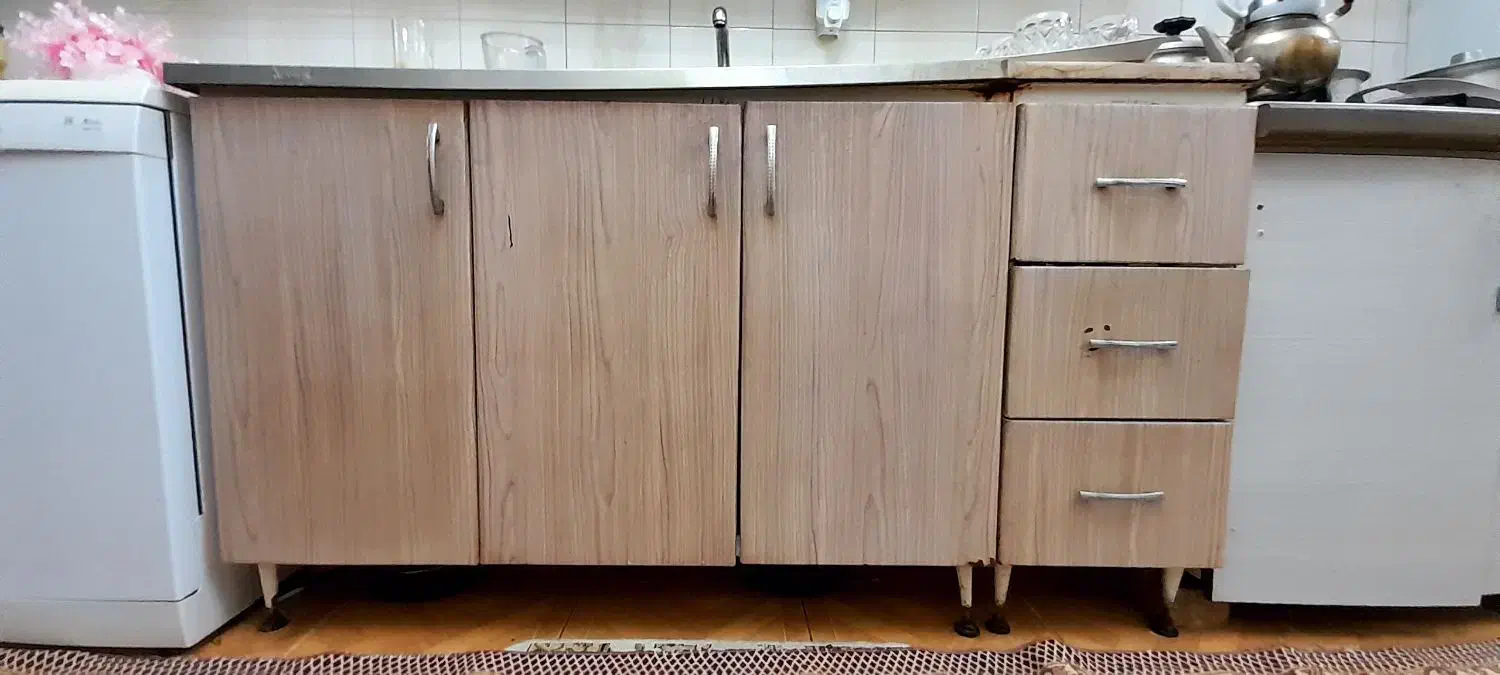 کابینت فلزی در حد نو|مصالح و تجهیزات ساختمان|قیدار, |دیوار