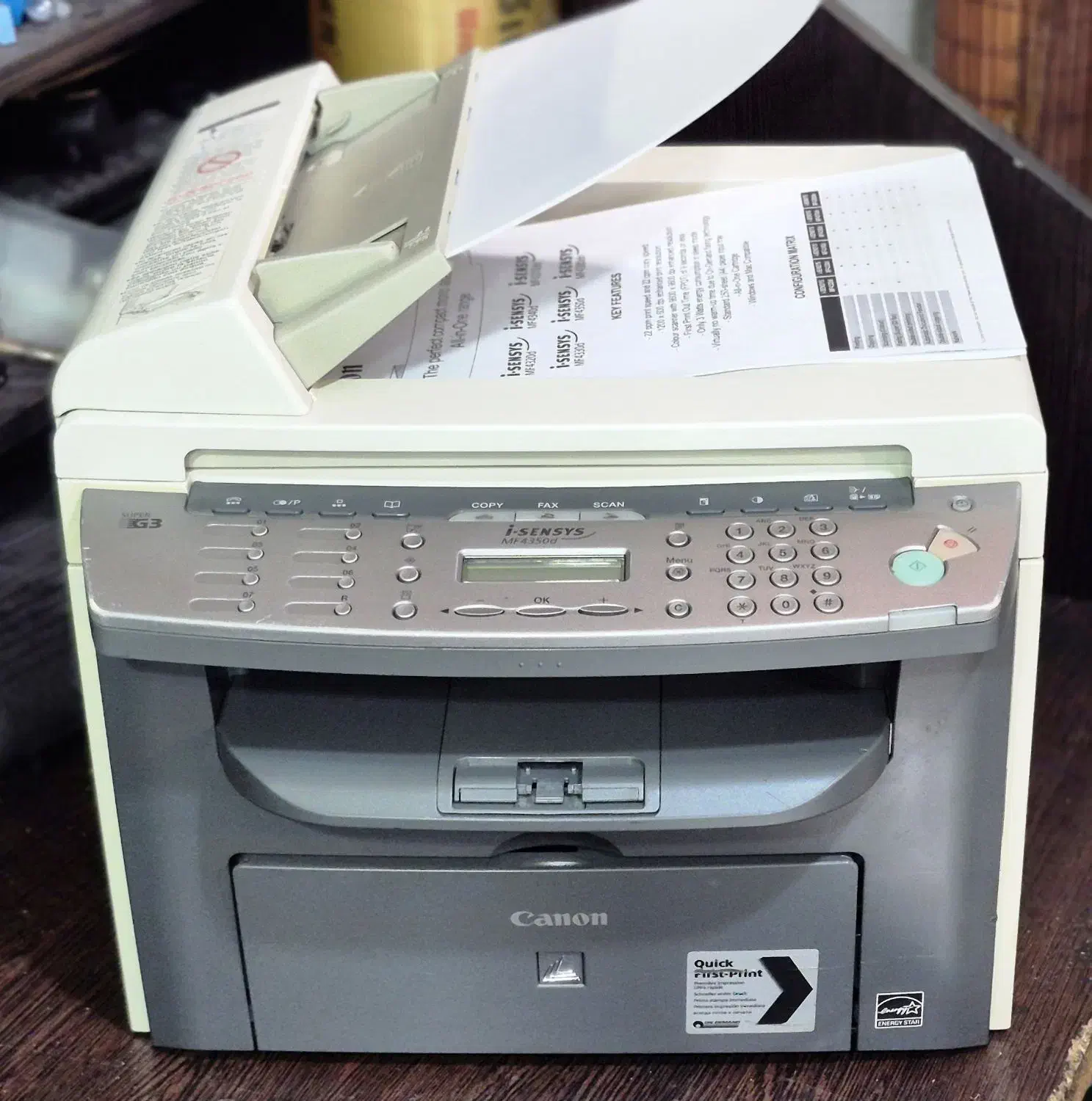 پرینتر چهار کاره canon4350d|پرینتر، اسکنر، کپی، فکس|تهران, ایرانشهر|دیوار