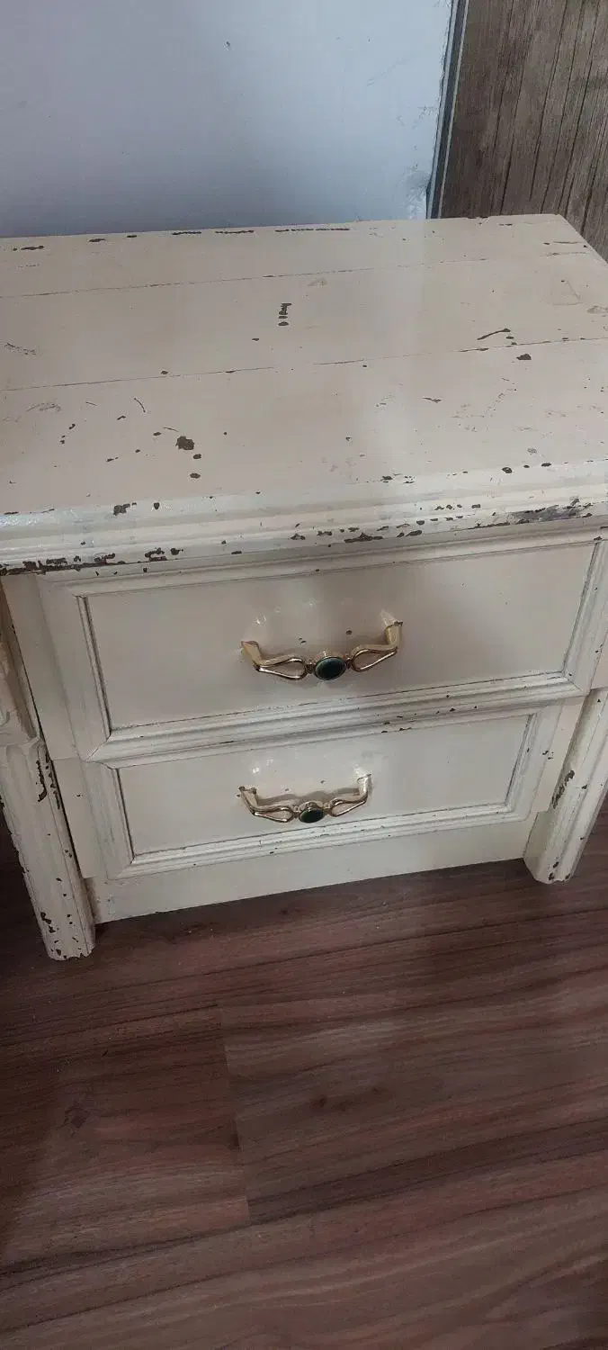 تختخواب دونفره با دو عدد پاتختی|تخت و سرویس خواب|خوی, |دیوار