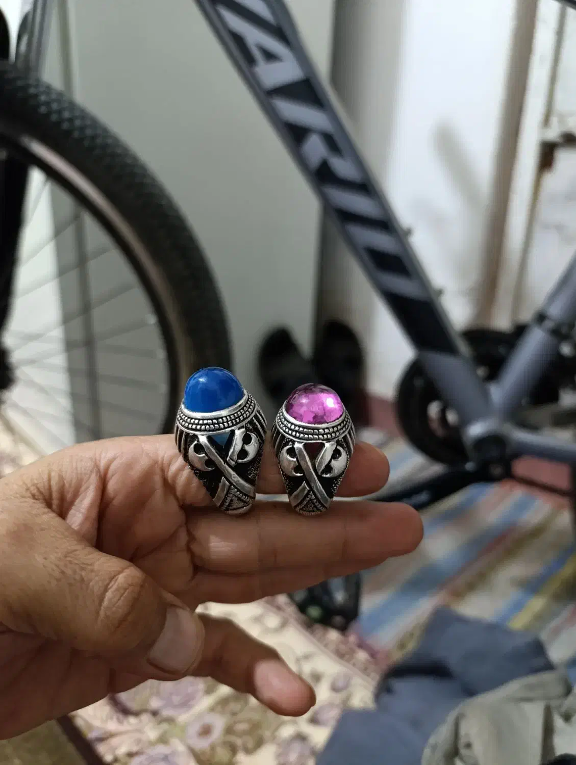 انگش عین الحر آبی کامیاب|جواهرات|قوچان, |دیوار