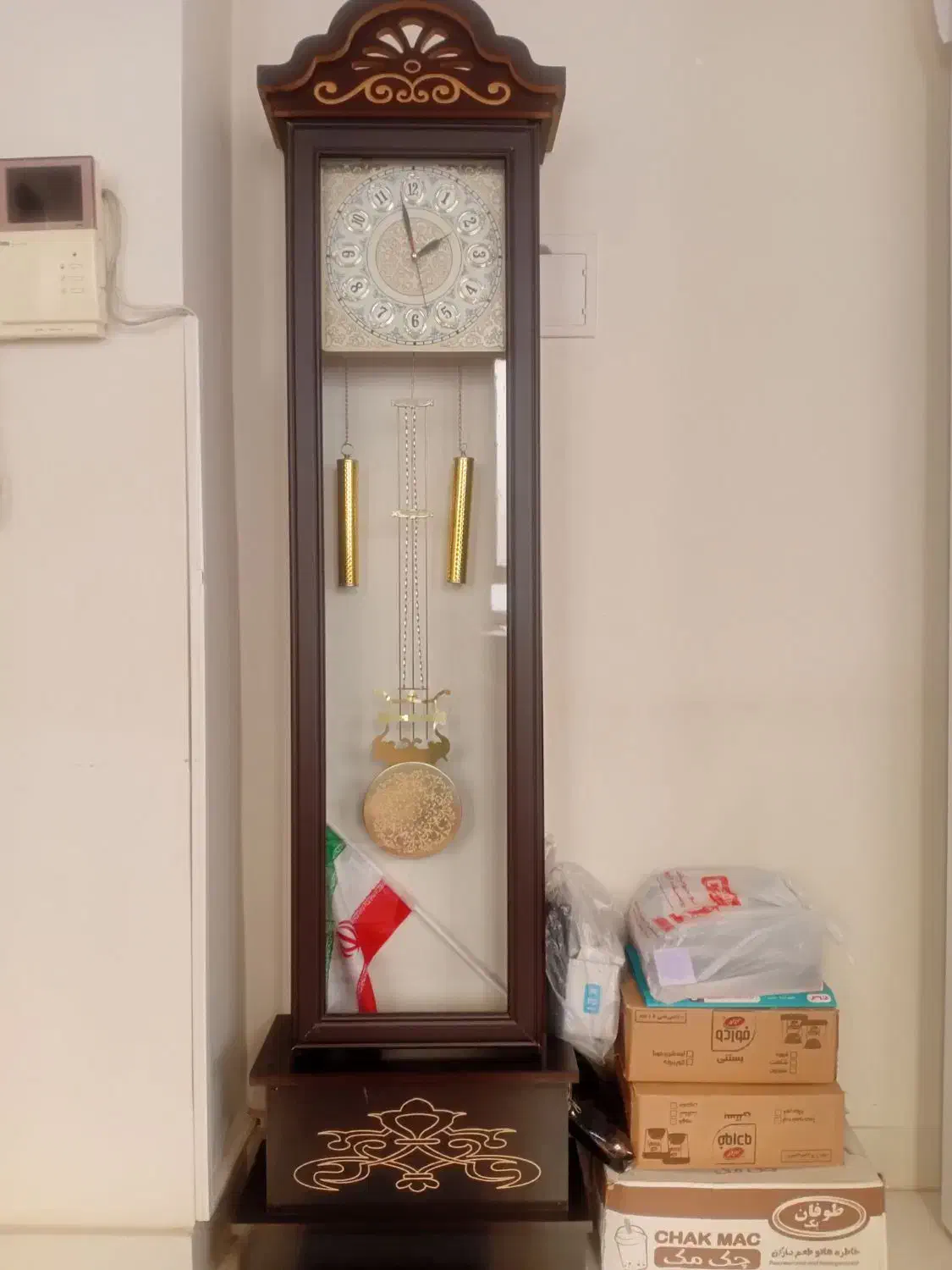 ساعت ایستاده آونگ دار چوبی|ساعت دیواری و تزئینی|فردیس, فردیس|دیوار