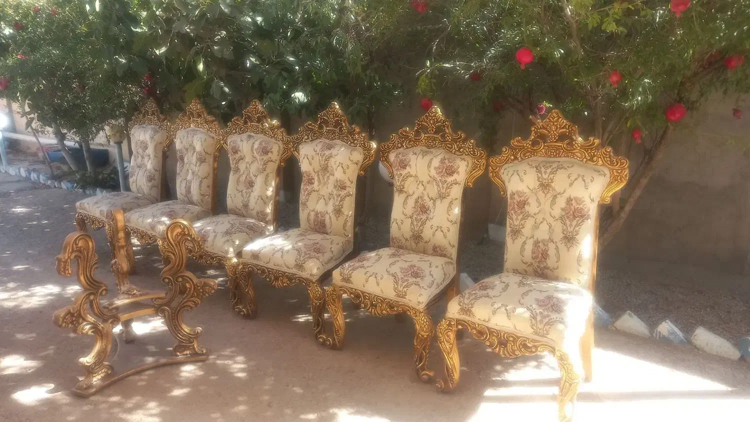 میز ناهارخوری سلطنتی|میز و صندلی غذاخوری|تاکستان, |دیوار