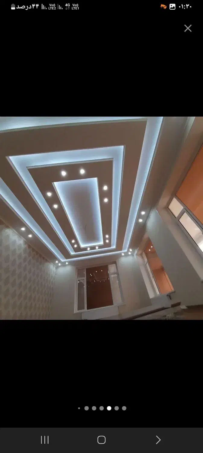 اجرای تخصصی کناف کاغذ دیواری تی وی وال رابیس کاری|خدمات پیشه و مهارت|نظرآباد, شهرک سید جمال الدین|دیوار