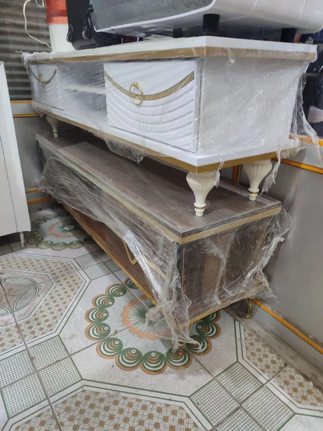 کنسول با اینه نو|بوفه، ویترین، کنسول|کنگاور, |دیوار