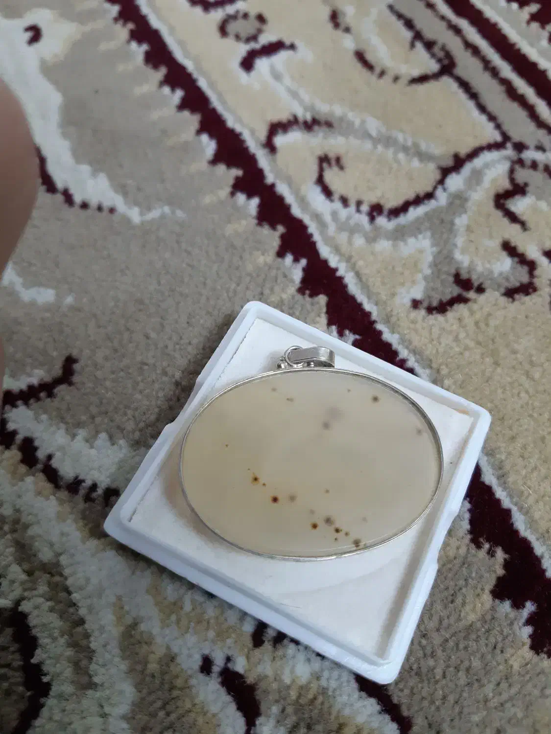 گردنی عقیق زردیمن مزین به سوره کوثرخط استادظاهر|جواهرات|قم, آزادگان|دیوار