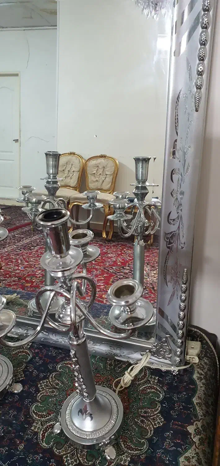 آیینه و شمعدان نو|آینه|تهران, عباسی|دیوار