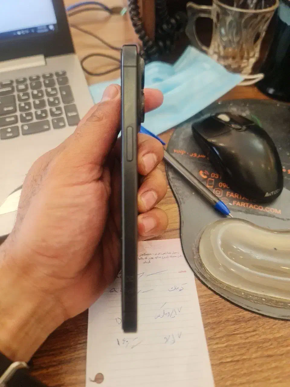 آیفون 15 پرومکس 256 رنگ مشکی|موبایل|کاشان, فاز ۱ ناجی آباد|دیوار