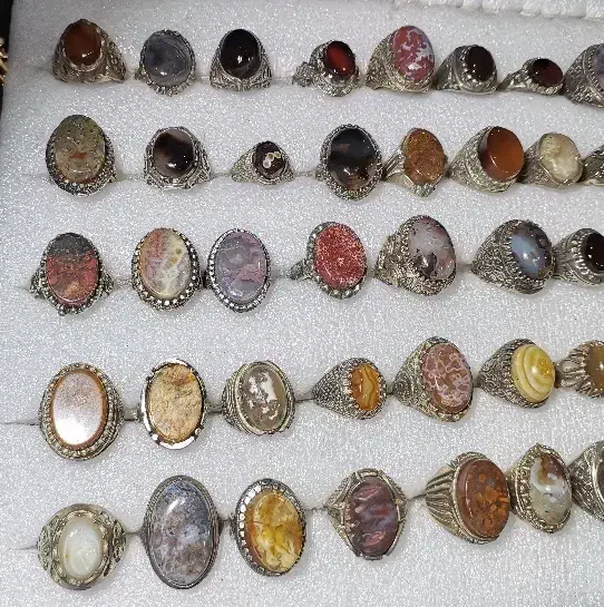 انگشتر عمده با سنگهای اصل و طبیعی و معدنی|جواهرات|اهواز, آسیاباد|دیوار