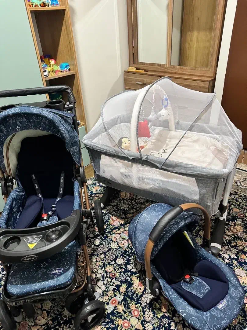 کالسکه و کریر و تخت کنار مادر|کالسکه و لوازم جانبی|ری, حمزه‌آباد|دیوار