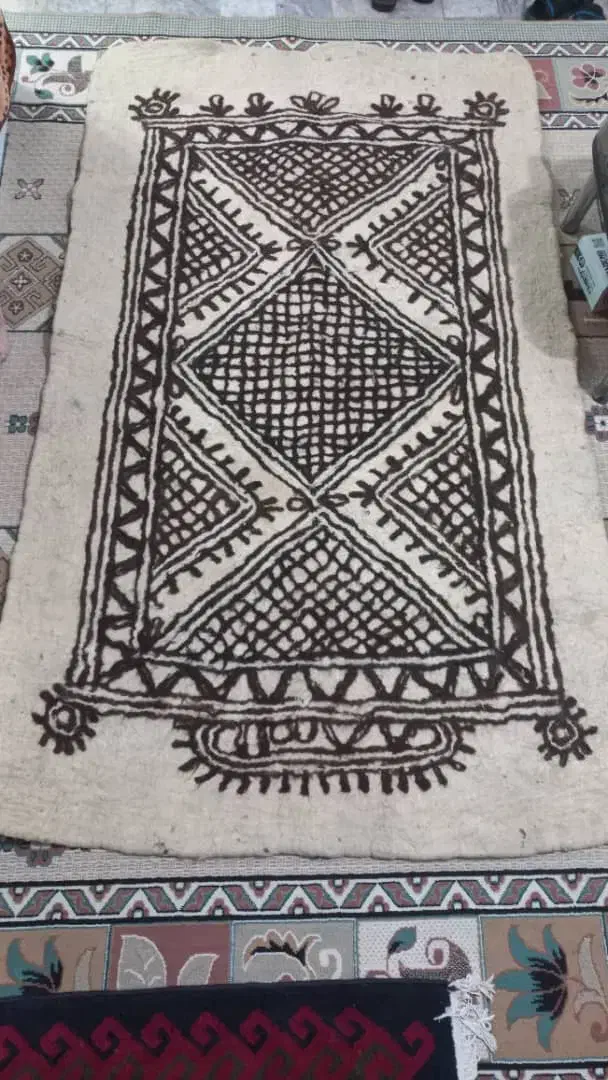 یک تخته نمد درجه یک نو|گلیم، جاجیم، گبه|دزفول, |دیوار
