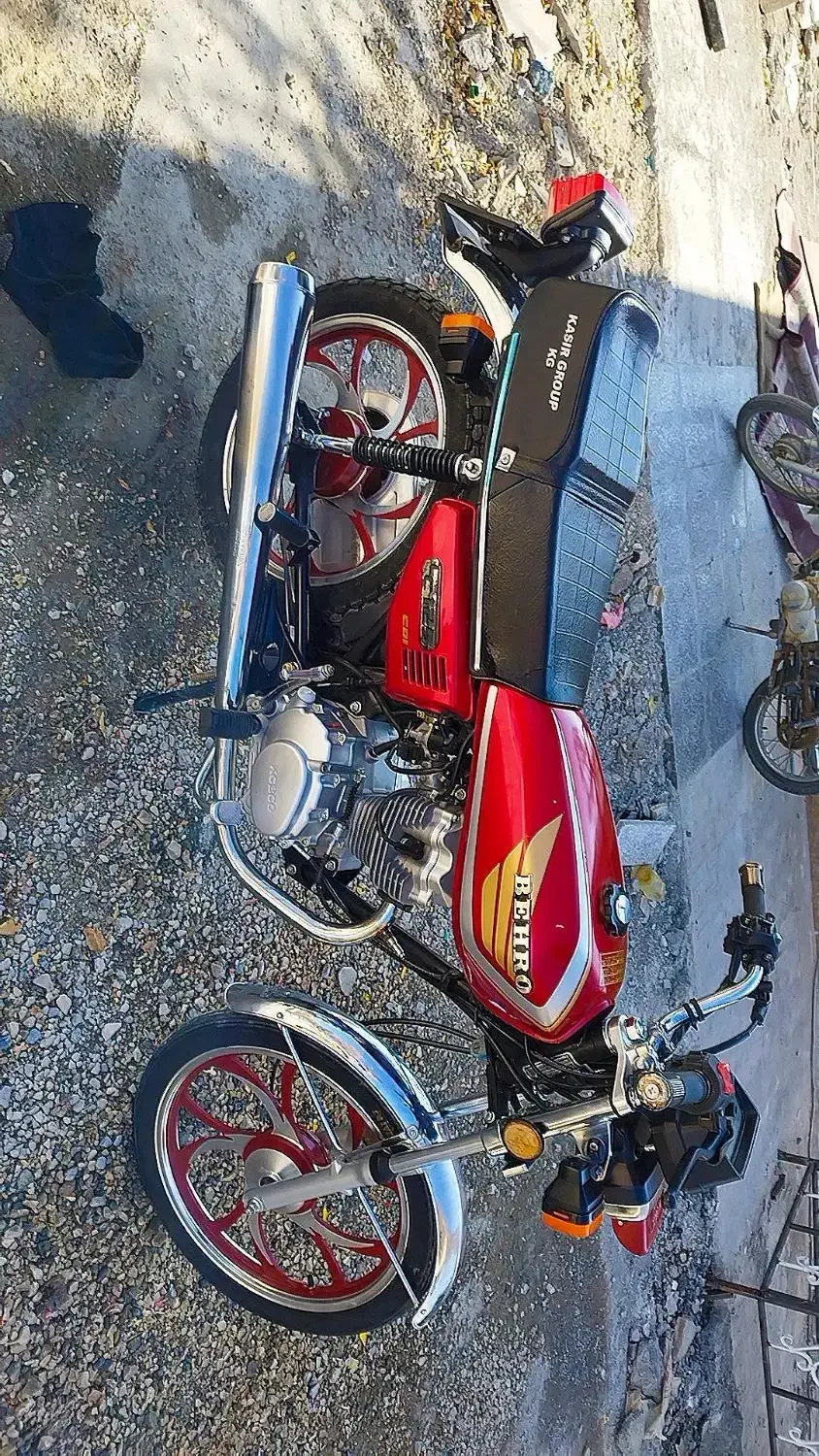 موتور 125 خشک|موتورسیکلت|خرم بید, |دیوار