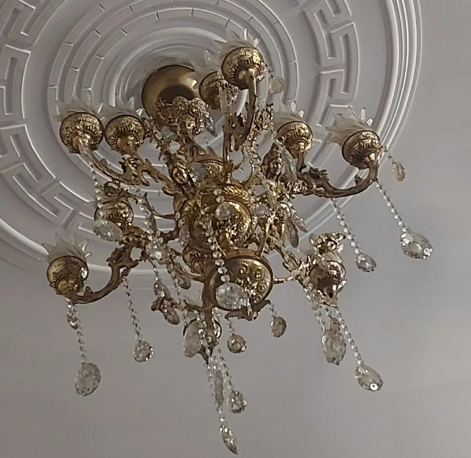 لوستر برنز|لوستر و چراغ آویز|خرم‌آباد, |دیوار