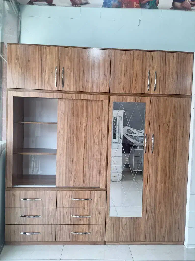 کمد دیواری قابل جابه جابیی وتخت خواب|جاکفشی، کمد، دراور|اندیشه, اندیشه فاز ۴|دیوار