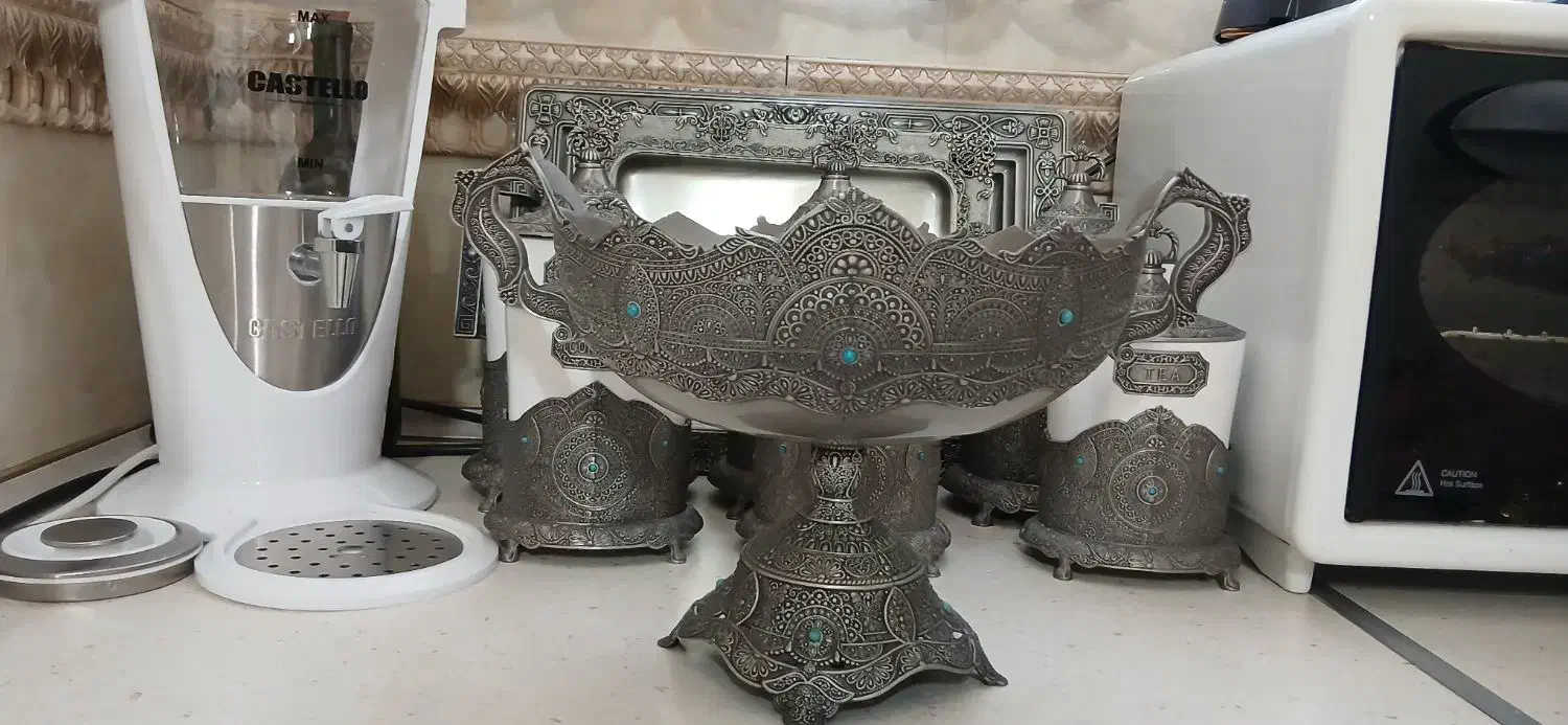 کشکول زیبا جنس سیلور درحد نو|ظروف سرو و پذیرایی|قم, میدان نو|دیوار