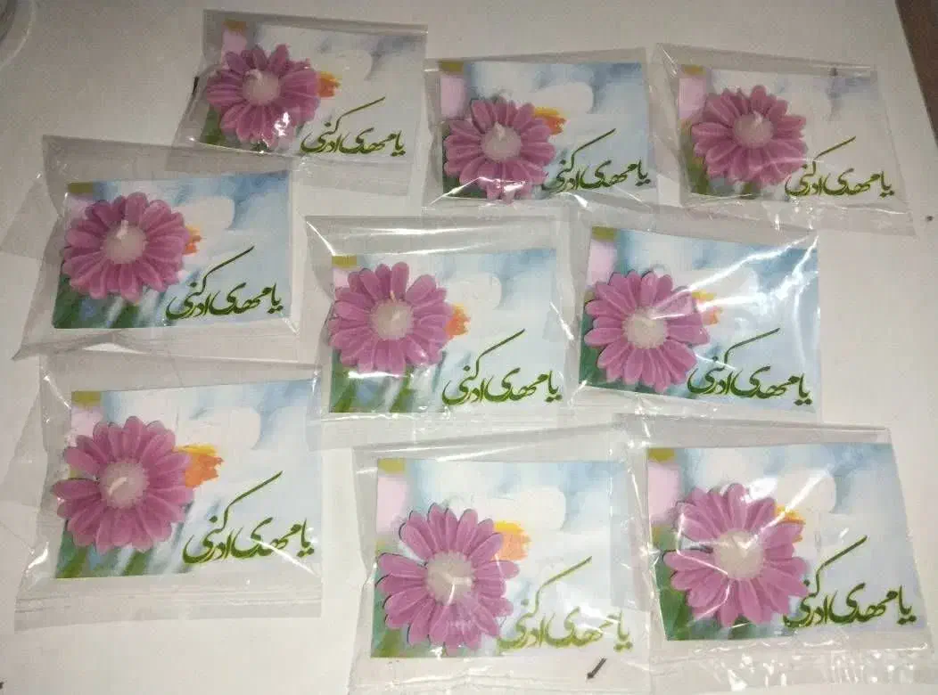 شمع گل قلبی|صنایع دستی و سایر لوازم تزئینی|زنجان, |دیوار