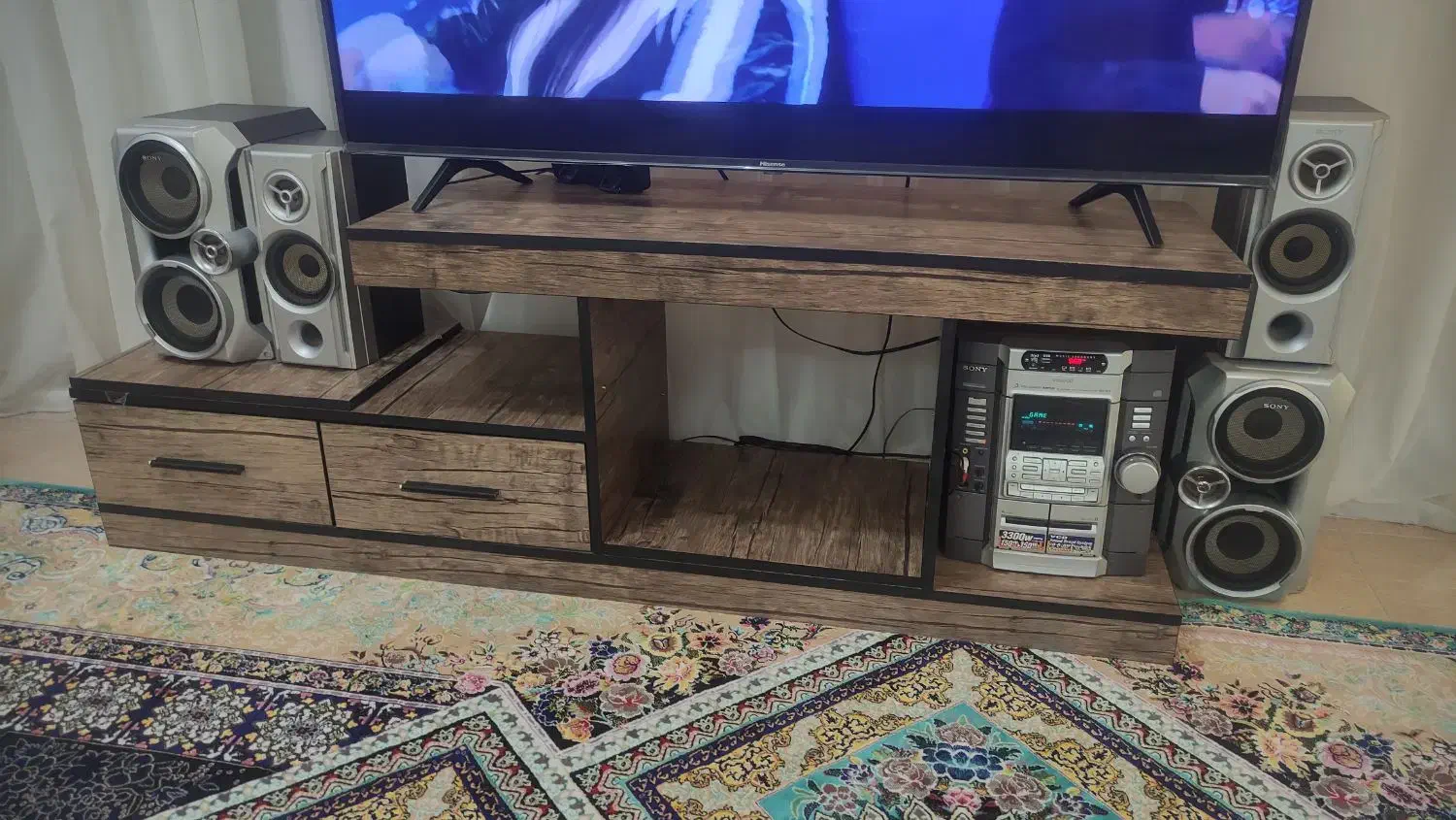 زیرتلویزیون چوب ام دی اف|میز تلویزیون|دهلران, |دیوار