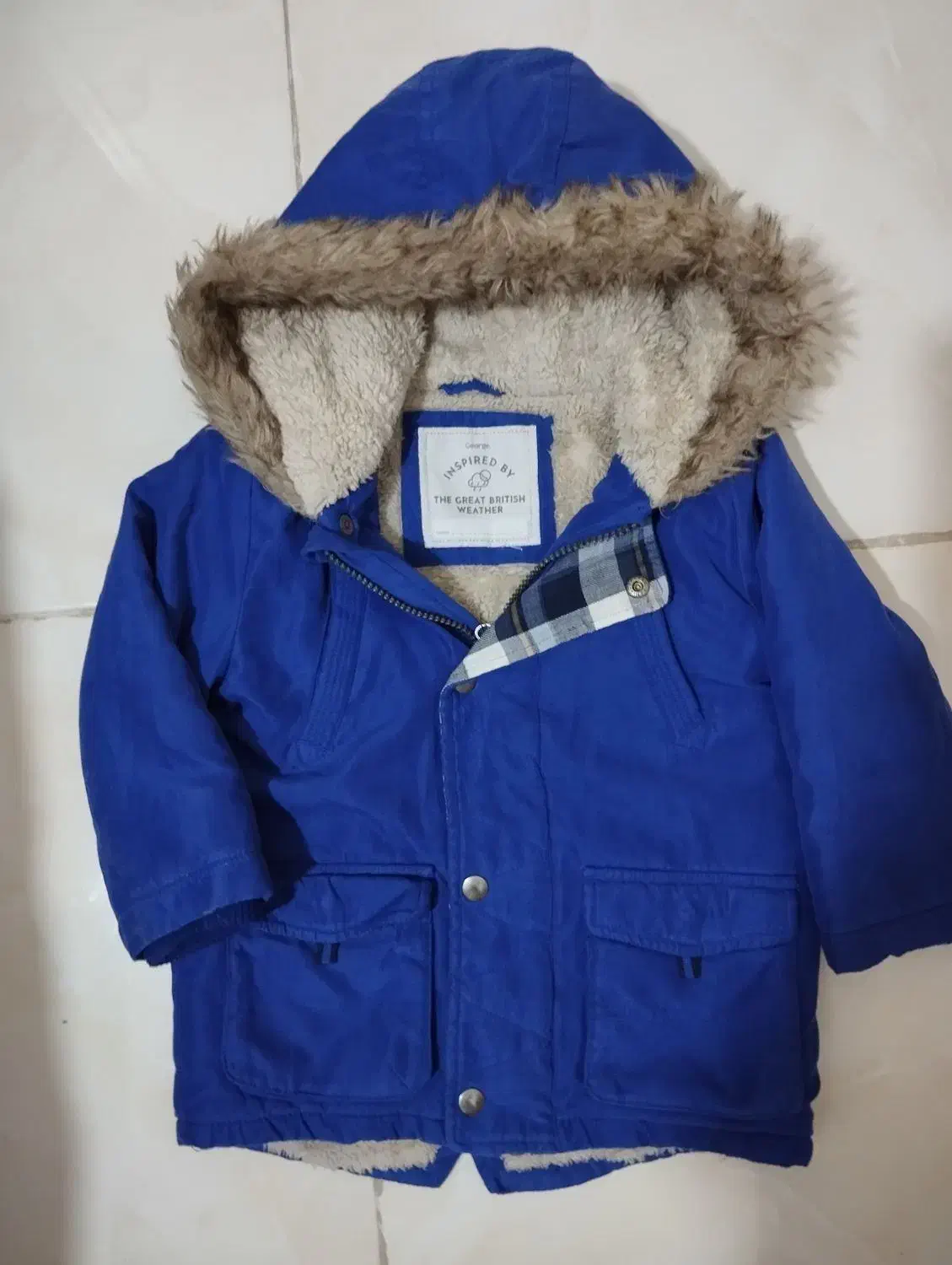 کاپشن بچه گانه خارجی .در حد نو مناسب دوسال|کفش و لباس بچه|ملایر, |دیوار