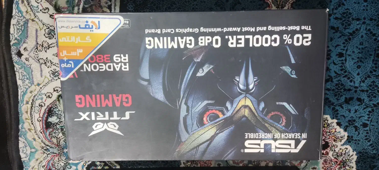 کارت گرافیک asus R9380 4G ram ddr5|قطعات و لوازم جانبی رایانه|اهواز, لشکرآباد|دیوار