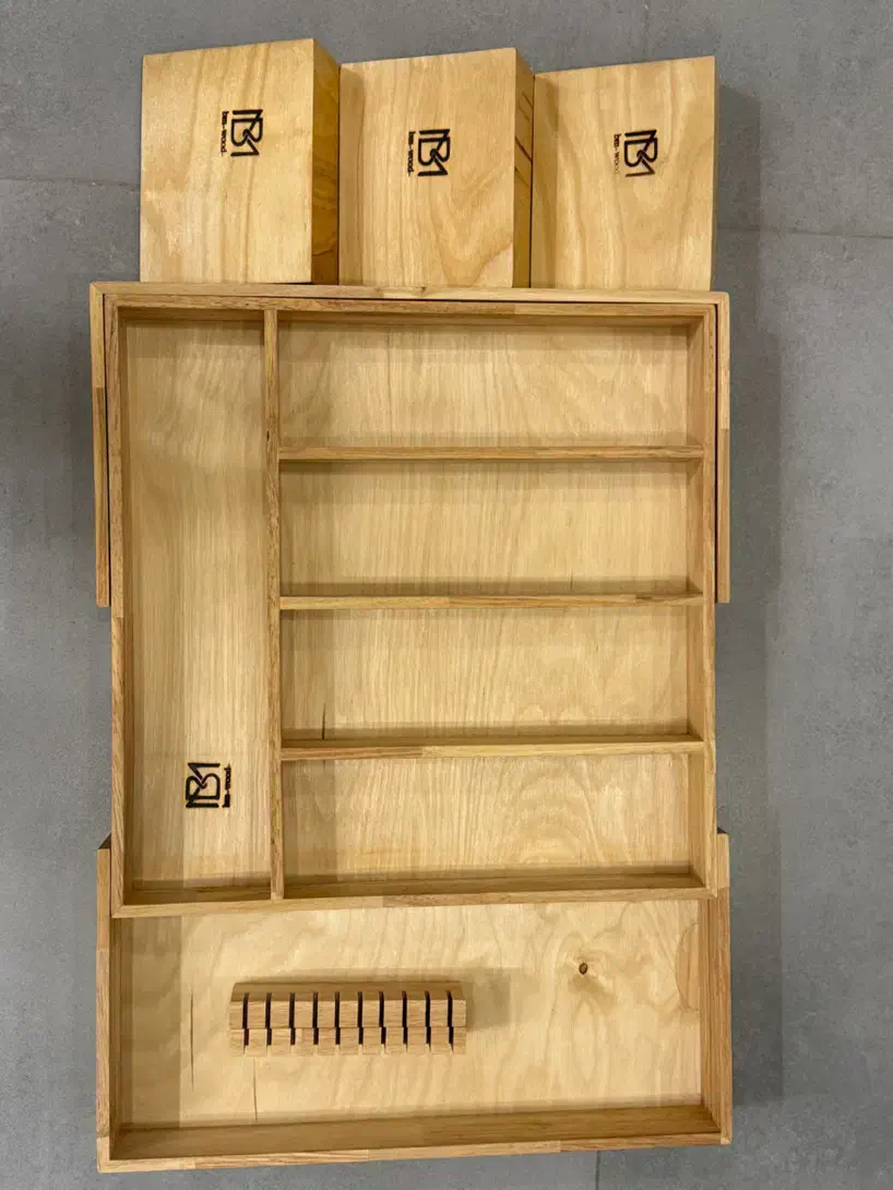 ارگانیزر چوبی کشو|آب‌چکان و نظم‌دهنده ظروف|تهران, دروس|دیوار