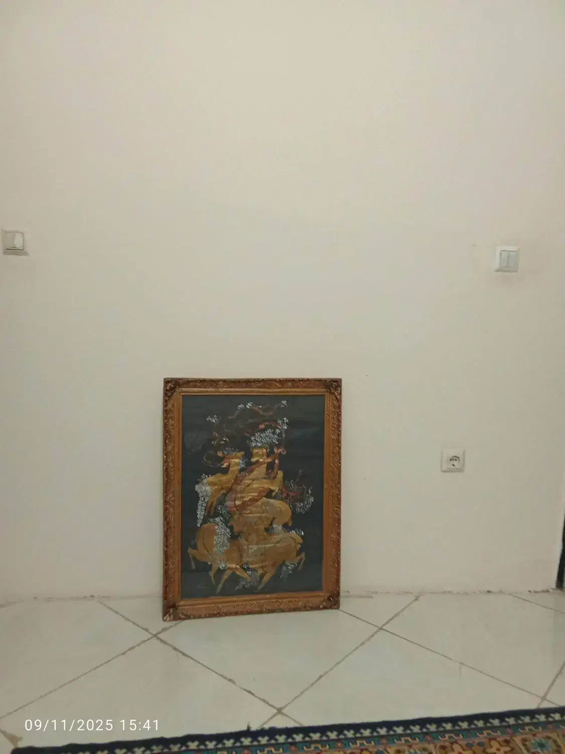 تابلو گوزن|تابلو، نقاشی، عکس|گلبهار, شهر جدید گلبهار|دیوار