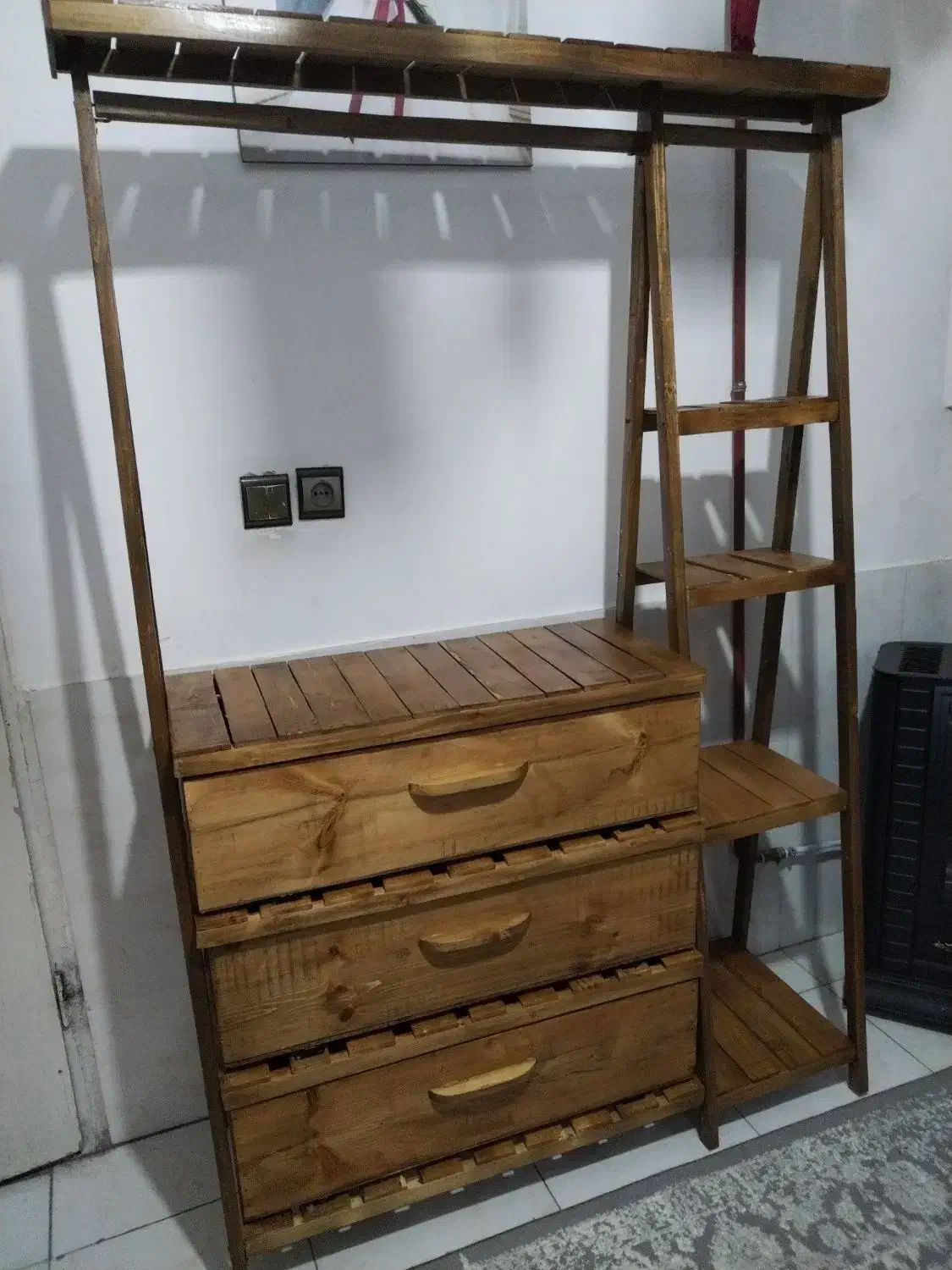 رگال کشودار|کتابخانه، شلف، قفسه‌های دیواری|مشهد, مشهدقلی|دیوار