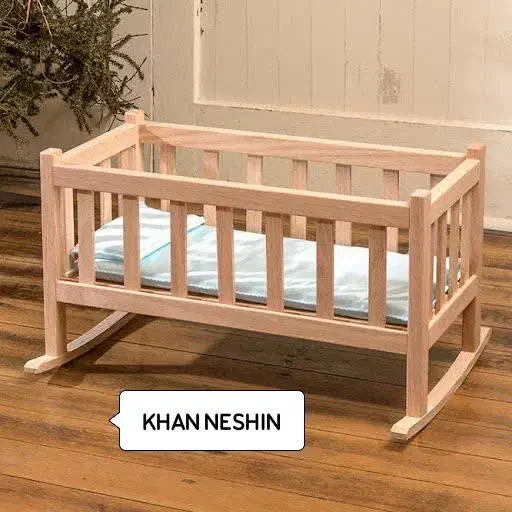 گهواره های چوبی|تخت و صندلی بچه|قم, کاسه گران|دیوار