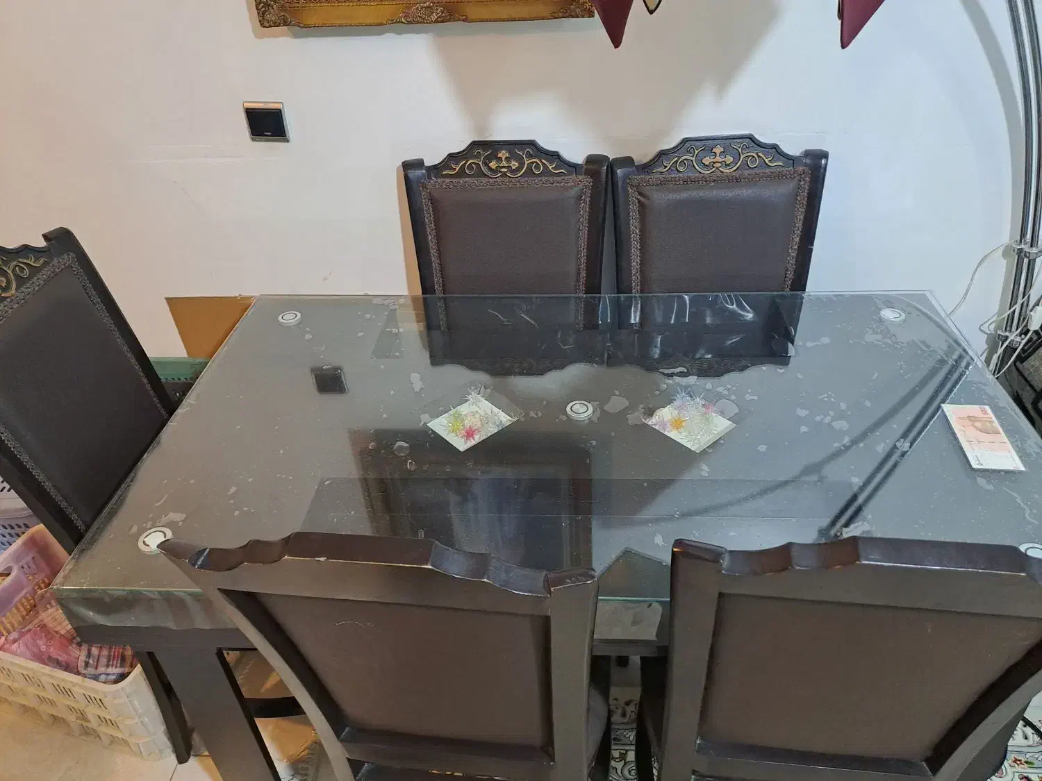 میز نهار خوری ۶ نفره در حد نو|میز و صندلی غذاخوری|بجنورد, |دیوار