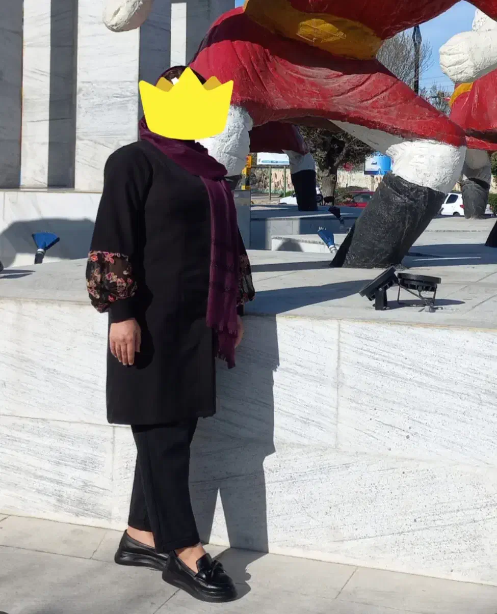 مانتومشکی کرپ و مانتوسبز|لباس|گرگان, |دیوار