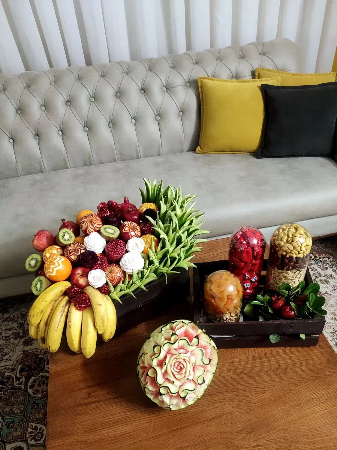 میوه آرایی و دکور یلدا|صنایع دستی و سایر لوازم تزئینی|نیشابور, میدون بار|دیوار